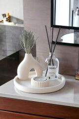 Dekoratif Mumluklu Nordik Minyatür 100 ml Oda Kokusu  Set (Tealight Mum Dahil Değildir )