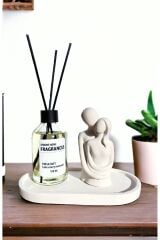 Sarilan Sevgili Biblo Stand ve Fresh Soft Oda Kokusu 100ml Set