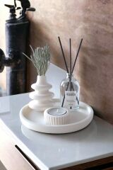 Dekoratif Minyatür Makaron Vazo 100 ML Fresh Oda kokusu Set (TEALİGHT MUM DAHİL DEĞİLDİR)