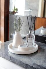 Dekoratif Minyatür Konik Vazo 100 ML Fresh Oda kokusu Set (TEALİGHT MUM DAHİL DEĞİLDİR)