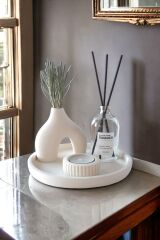Dekoratif Minyatür Nordik Vazo 100 ml Oda Kokusu Mumluklu Set (tealight Mum Dahil Değildir )