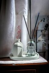Dekoratif İskandinav Tarz Minyatür Kuru Çiçek Vazosu Fresh soft Oda Kokusu Set