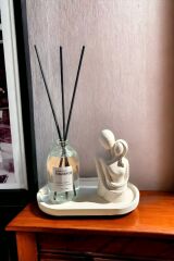 Alleza Home Dekoratif Sarılan Sevgili Biblo 100 ml Fresh Soft Oda Kokusu Set